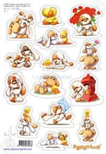 Afbeelding van LeCreaDesign® Mylo & Friends® Stickers A5 #1