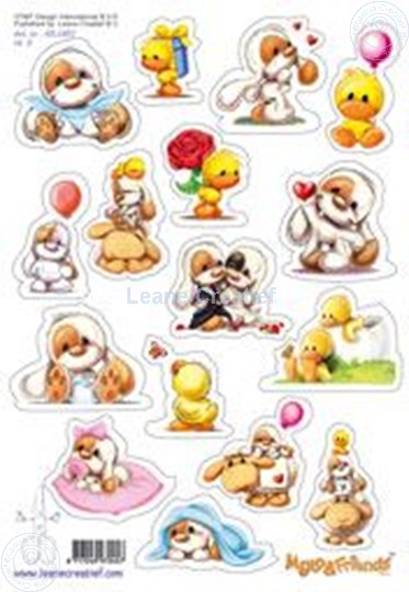 Afbeelding van LeCreaDesign® Mylo & Friends® Stickers A5 #3