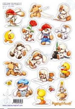 Picture of LeCreaDesign® Mylo & Friends® stickers A5 #4