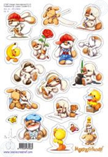 Afbeelding van LeCreaDesign® Mylo & Friends® Stickers A5 #4