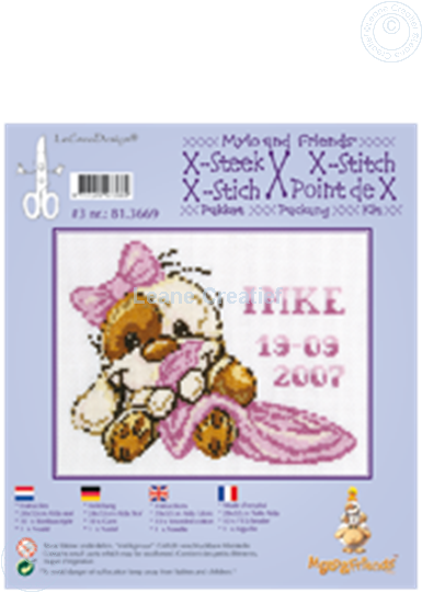 Picture of Mylo & Friends® cross stitch kit #3