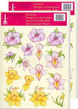 Bild von LeCreaDesign® Blumen Ausschneideblätter