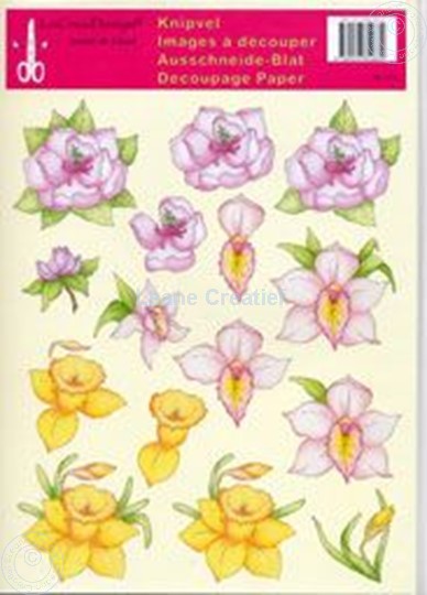 Bild von LeCreaDesign® Blumen Ausschneideblätter