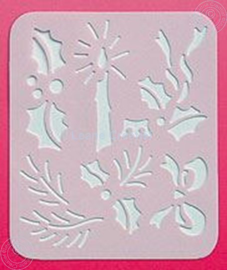 Image sur LeCreaDesign® Pochoir Spirella motifs de Noël