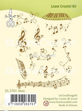 Picture of Combi clear stamp Music