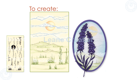 Picture of LeCreaDesign® clear stamp Background Landscape