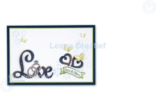 Afbeelding van Set Lea'bilitie & Clearstamp Love