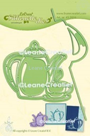 Image sur Lea’bilitie® Heure du café silhouette matrice pour découper & embossing