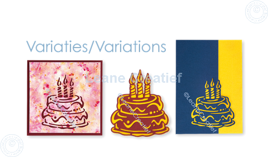 Picture of  Silhouette Birthday Cake cutting die