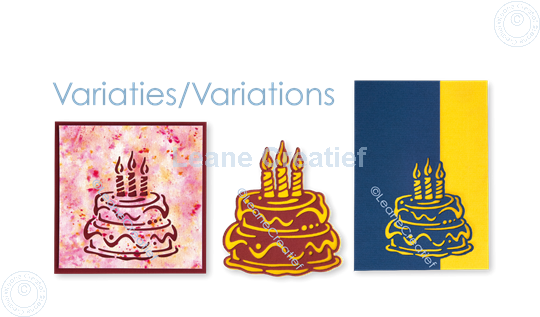 Image sur Silhouette Tarte de anniversaire  matrice pour découper