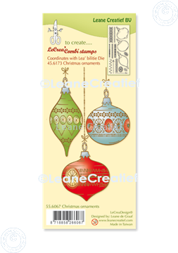 Picture of LeCreaDesign® combi clear stamp Christmas ornaments 