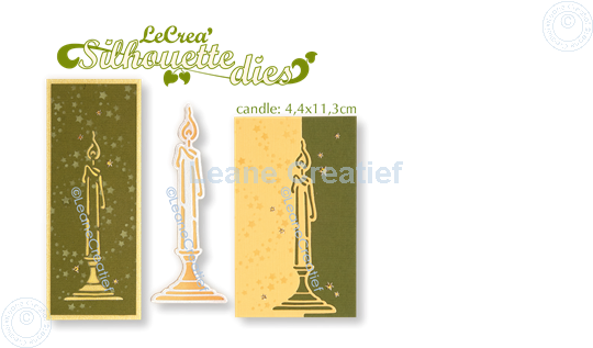 Picture of Lea’bilitie® Candle silhouette cut and embossing die