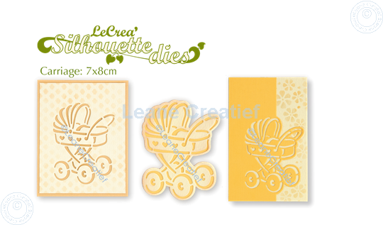 Picture of Lea’bilitie® Baby carriage silhouette cut and embossing die