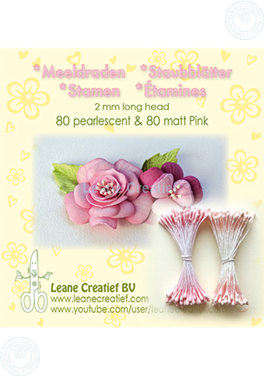 Bild von Staubblätter  2mm,  80 matt & 80 pearl Pink