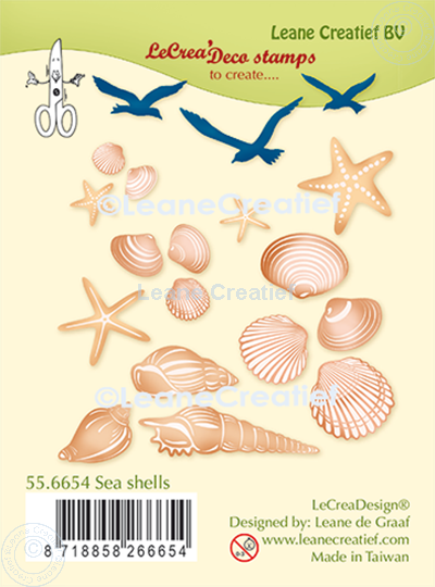 Picture of LeCreaDesign® deco clear stamp Sea shells