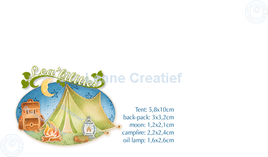 Picture of Lea’bilitie® Camping cut and embossing die