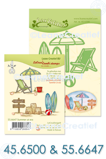 Afbeelding van Set Lea'bilitie & Clearstamp Summer at sea