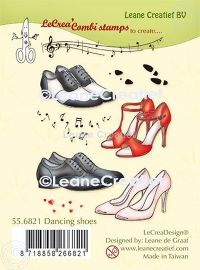 Bild von LeCreaDesign® Kombi Silikon Stempel Tanz Schuhe