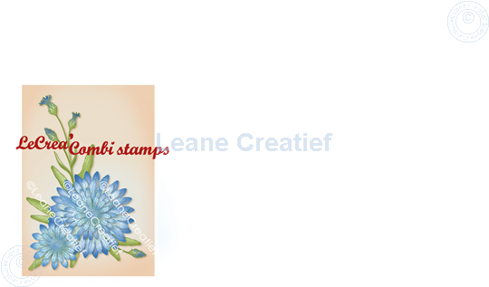 Picture of LeCreaDesign® deco clear stamp Cornflower 3D