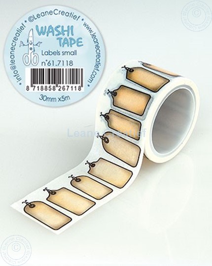 Image sur Washi tape Labels petites, 30mm x 5m.