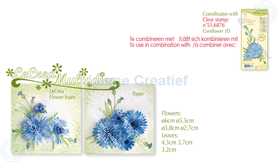 Picture of Lea’bilitie® Multi die 020 Cornflower cut and embossing die