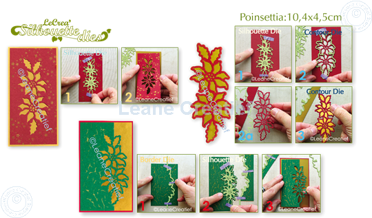 Picture of Lea’bilitie® Silhouette die Poinsettia cutting die