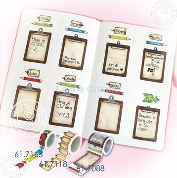 Bild von BJ Washi tape clipboard page