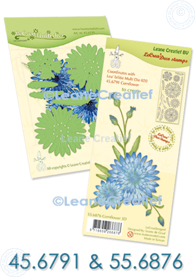 Bild von Set Multi die & Clearstamp Cornflower 3D