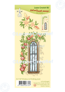 Image de LeCreaDesign® tampon clair à combiner Fenêtre avec plante grimpante