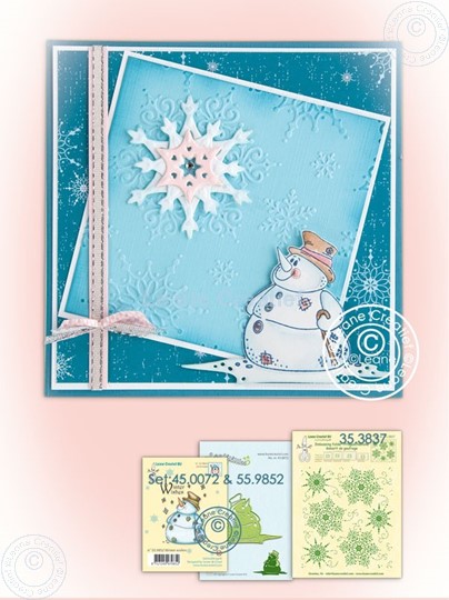 Afbeelding van Winter Snowman Stamp & Die