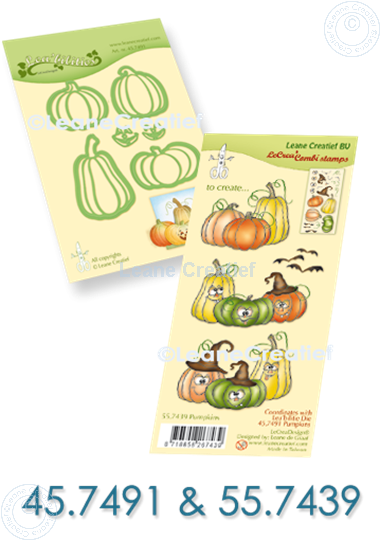 Afbeelding van Set Lea'bilitie & Clearstamp Pumpkins