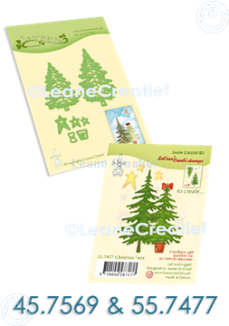 Afbeeldingen van Set Lea'bilitie & Clearstamp Christmas tree