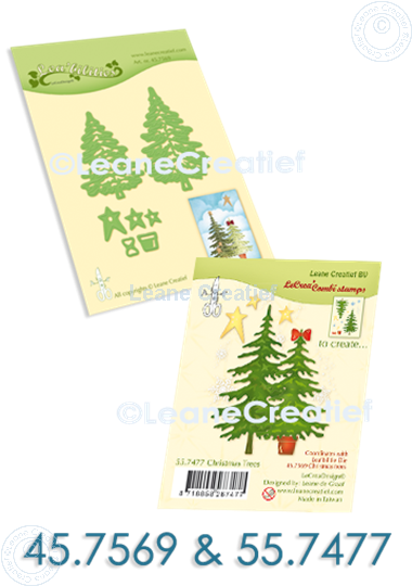 Afbeelding van Set Lea'bilitie & Clearstamp Christmas tree