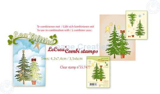 Picture of Set Lea'bilitie & Clearstamp Christmas tree