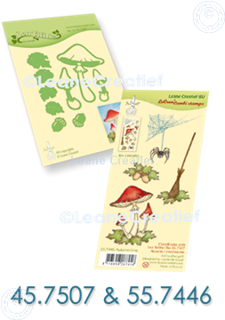 Bild von Set Lea'bilitie & Clearstamp Mushrooms Autumn