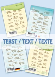Image de la catégorie Clear stamps Texte