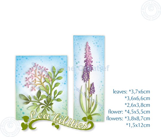 Image sur Lea’bilitie® Branches, feuilles & fleurs matrice pour découper & gaufrage