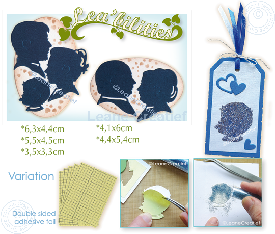 Afbeelding van Lea’bilitie® Familie silhouetten snij en embossing mal