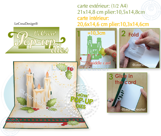 Afbeelding van Lea’bilitie® Pop-Up Kaarsen snij en embossing mal