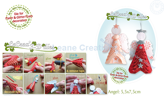 Image sur Lea’bilitie® Petit Ange 3D matrice pour découper & gaufrage