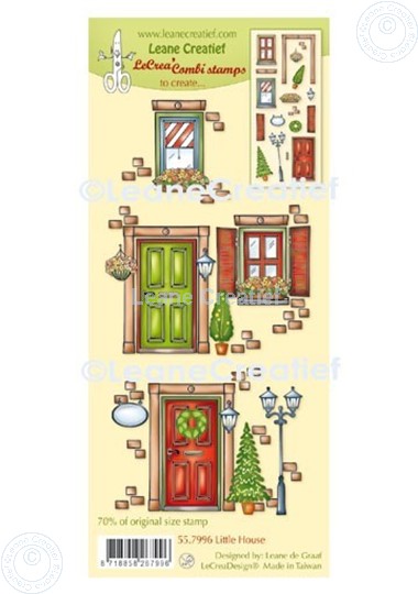 Picture of LeCreaDesign® combi clear stamp Little House      