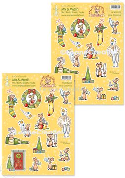 Picture of Mix & Match sheets A4 Mice, Christmas 