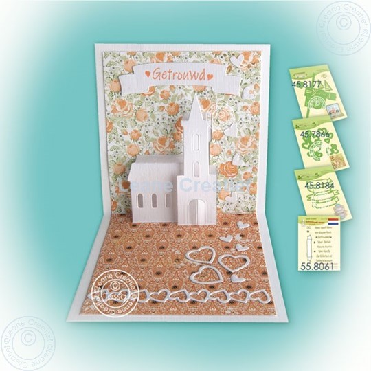 Image sur Pop-up Church wedding card