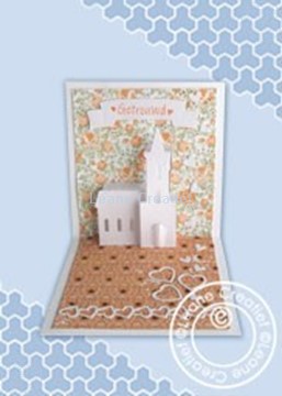 Bild von Pop-up Church wedding card