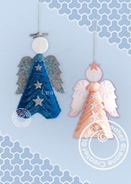 Afbeeldingen van Glitter Foam angels