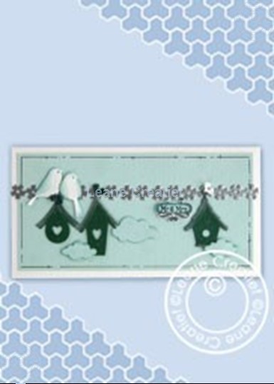 Afbeelding van Birdhouses wedding card