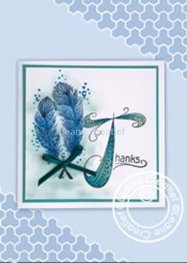 Image sur Doodle feathers and sentiment