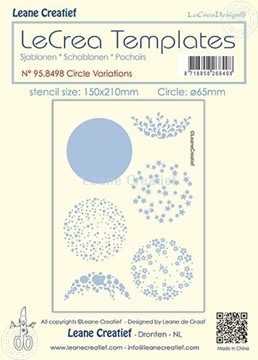 Bild von Schablone Kreis Variationen