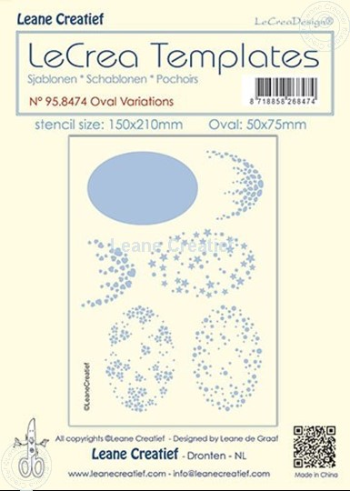 Image sur Pochoir Variations de Ovales