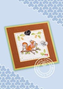 Afbeeldingen van Autumn card with squirrel